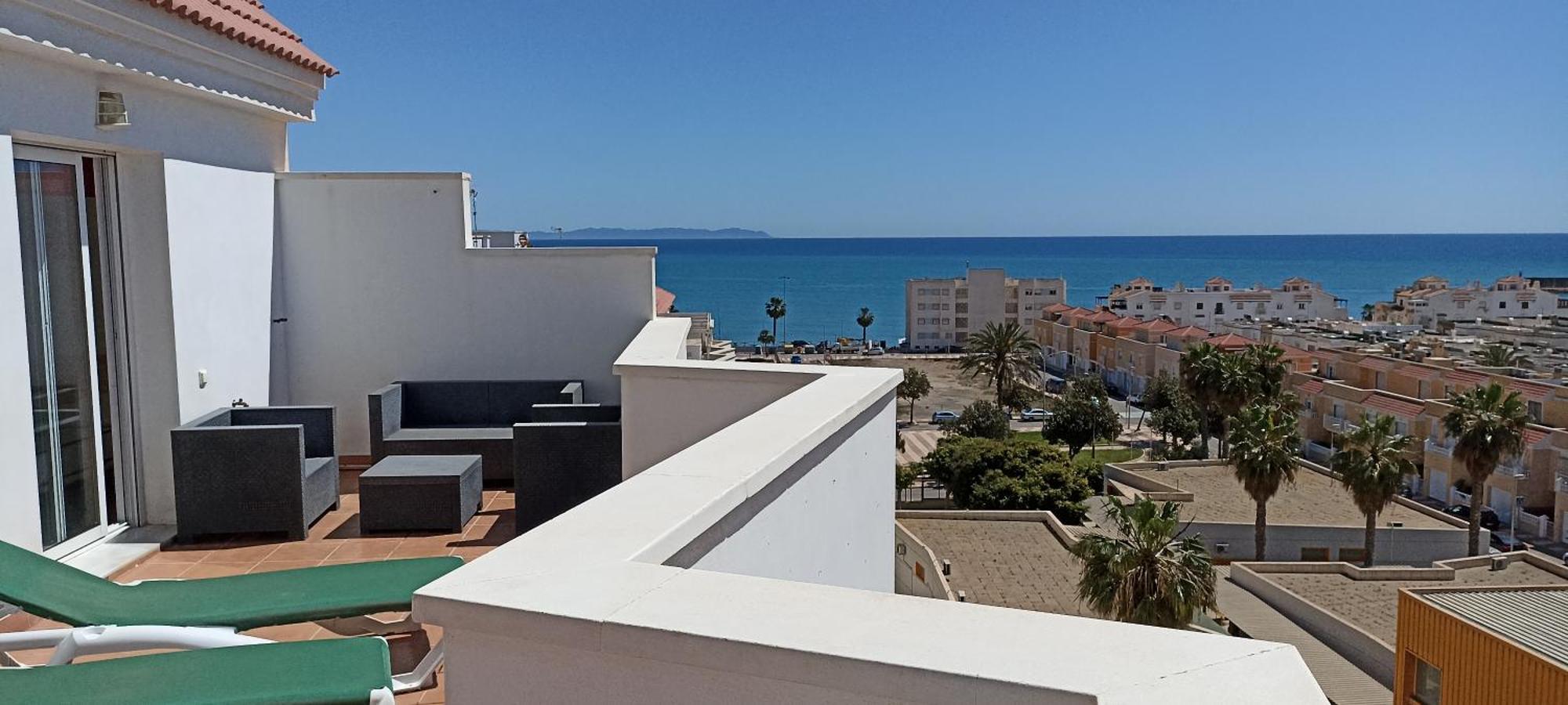 Apartmán La Perla Azul Playa - Terraza Al Sol Roquetas de Mar Pokoj fotografie