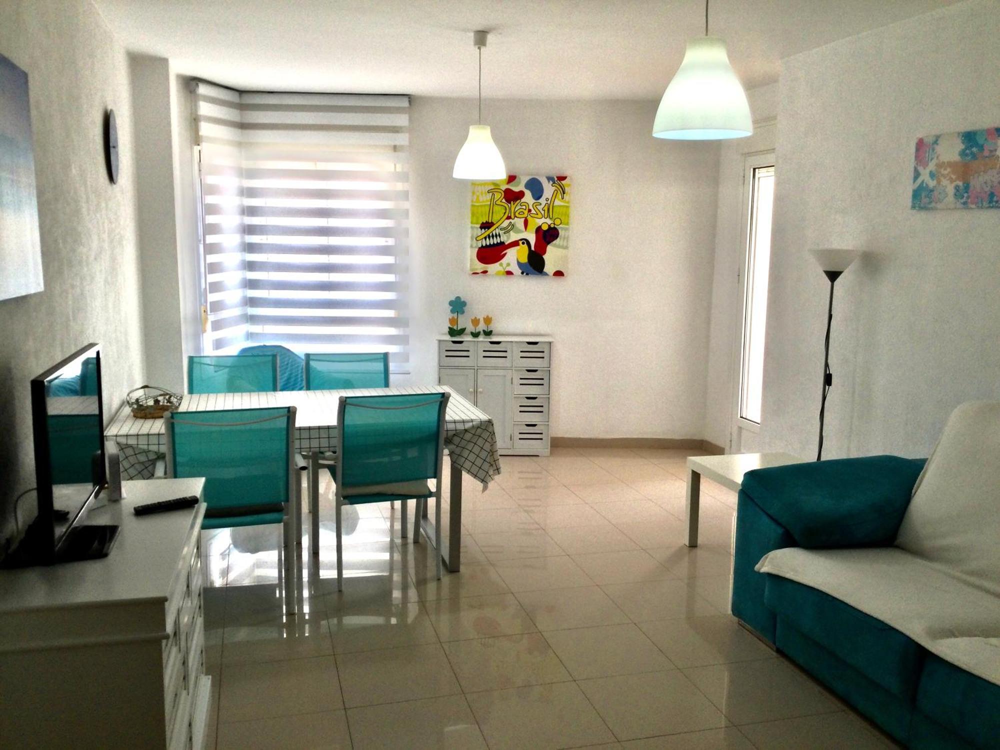 Apartmán La Perla Azul Playa - Terraza Al Sol Roquetas de Mar Pokoj fotografie